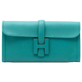 Hermès Blue Swift Jige Elan 29 Bleu Turquoise