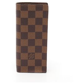 Louis Vuitton Brown Hard Eyeglass Case Brown