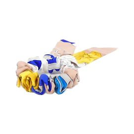 Scrunchie de seda Bella de Hermès Beige