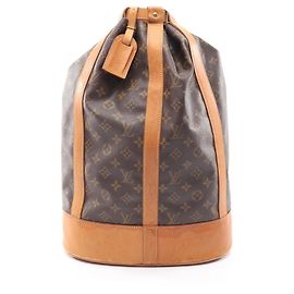 Bolsa de Ombro Randonnee GM Louis Vuitton Marrom Monograma