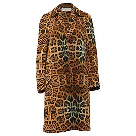 Rolta-Leopardenmuster-Mantel von Dries Van Noten aus Viskose mit Tierdruck Andere