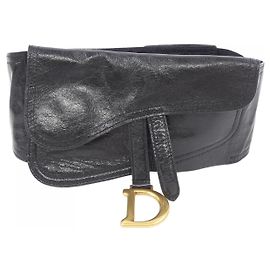 Cinto SADDLE da Christian Dior Preto