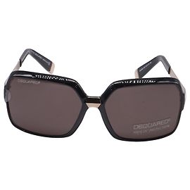 Dsquared2 DQ0044 Oversized Sunglasses in Black Acetate Black