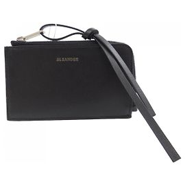 Jil Sander J25UI0011 Card Case Black