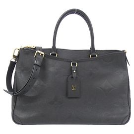 Bolsa Trianon MM em Monogram Empreinte Louis Vuitton Preto