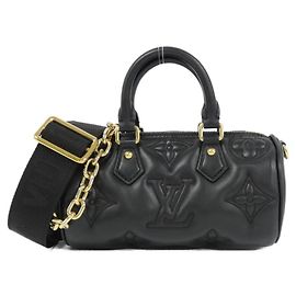 Bolsa de Ombro Louis Vuitton Bubblegram Papillon BB M59800 Preto