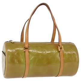 LOUIS VUITTON Sac à main Monogram Vernis Bedford Bleu Bébé M91007 LV Auth gh1577 Bleu clair