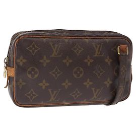 LOUIS VUITTON Bolsa de Ombro Monogram Marly Bandouliere M51828 LV Auth 159203 Monograma