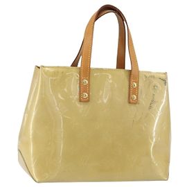 LOUIS VUITTON Monogram Vernis Reade PM Sac à Main Beige M91334 LV Auth 159221 Beige