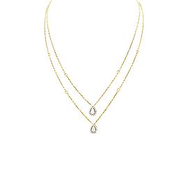 Collana Edouard NAHUM, oro giallo e diamanti. Altro