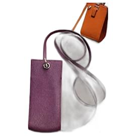 Hermès Purses, wallets, cases Silvery Prune