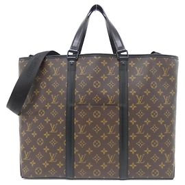Wochenendtasche GM Monogram Macassar Louis Vuitton Braun Schwarz
