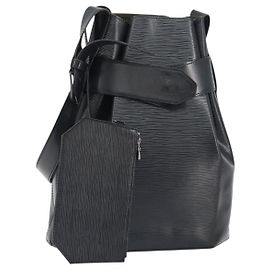 LOUIS VUITTON Sac à épaule Epi GM Noir M80155 Authentique LV BA9342 Noir