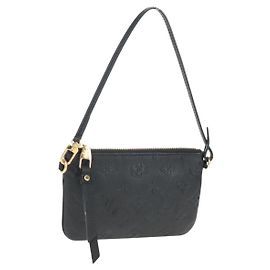 LOUIS VUITTON Monogram Empreinte Citadines PM Blu Infini M40517 Auth 160032 Altro