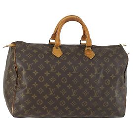 LOUIS VUITTON Bolsa de Mão Monogram Speedy 40 M41522 LV Auth gh1601 Monograma