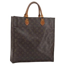 LOUIS VUITTON Bolsa Sac Plat Monogram M51140 LV Auth gh1604 Monograma