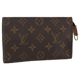 LOUIS VUITTON Monogram Bucket PM Accessory Pouch LV Auth 160083 Monogram