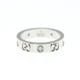Gucci Icon Diamant Ring Silber