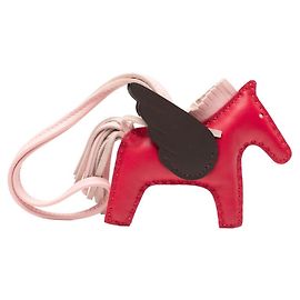 Charm Rodeo Pegasus PM di Hermès Marrone Rosa