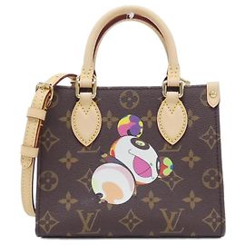 Sac à main On the Go BB Monogram Louis Vuitton Marron