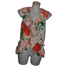 Stella Mc Cartney Top de seda Stella McCartney Multicolor Talla 42 Multicolor