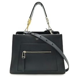 Borsa a Spalla/Clutch FENDI Runaway Small Nero