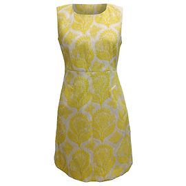 Robe Mini Carpreena en Polyester Jaune de Diane von Furstenberg Jaune