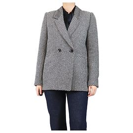 Anine Bing Schwarzer Wollmischblazer - Größe S Schwarz
