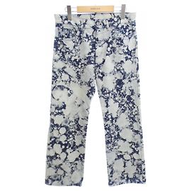 Jeans Louis Vuitton Branco Azul marinho