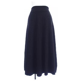 Hermès Hermes Cashmere Blend Skirt Black