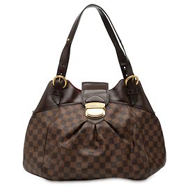 Louis Vuitton Marrom Damier Ebene Sistina GM Marrom