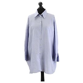 Acne Studios oversized blue cotton shirt Blue