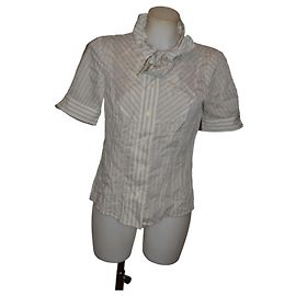 Blouse Aigner en coton et lin Taille 42 Multicolore
