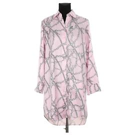 Zadig & Voltaire Vestido de seda rosa Rosa