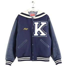 Kenzo Marineblaue Wolljacke Marineblau