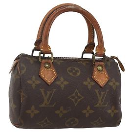 LOUIS VUITTON Mini Speedy Handtasche Monogram M41534 LV Auth 159593 Monogramm