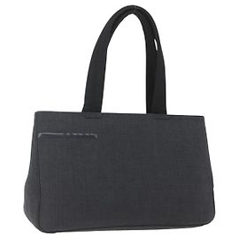 PRADA Sports Backpack Canvas Black Silver Auth 160521 Black Silvery