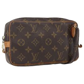 Louis Vuitton Pochette Marly Bandouliere Monogram Canvas Marron