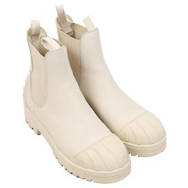 Christian Dior Dioriron rubber ankle boots white White