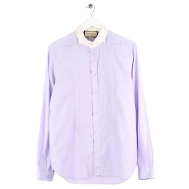 Gucci Camicia in cotone viola Porpora