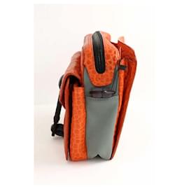Kenzo-Orange leather bag-Orange