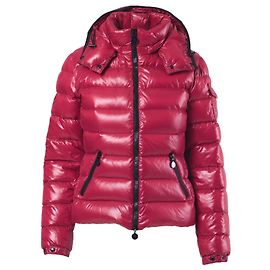 Giacca Rossa Lucida Moncler Donna Rosso
