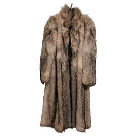 Autre Marque Pelzmantel beige Beige