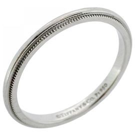 Tiffany & Co Tiffany Milgrain Band Ring in Platinum Other
