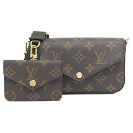 Borsa a spalla Monogram Multi Pochette Felicie di Louis Vuitton Marrone Altro