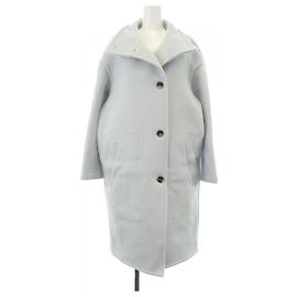 Hermès Hermes 3H0187DK Wool Coat Blue