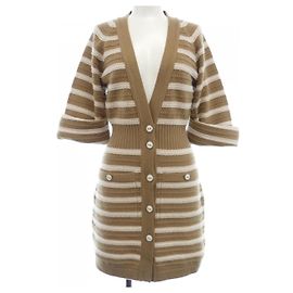 Cardigan lungo 100% cashmere Chanel Beige Altro