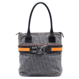 Dior Blue Diorissimo Trotter Denim Flight Tote Blau Marineblau