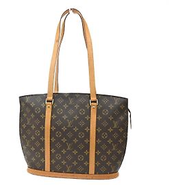 Bolsa Babylone em Canvas Monogram Louis Vuitton Marrom