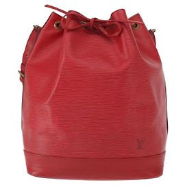 Louis Vuitton Noe Handbag Epi Leather Large Red